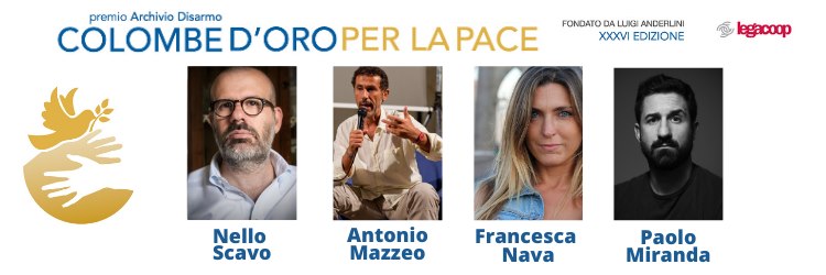 Scopri di più sull'articolo Colombe d’oro per la Pace, premio ad Antonio Mazzeo