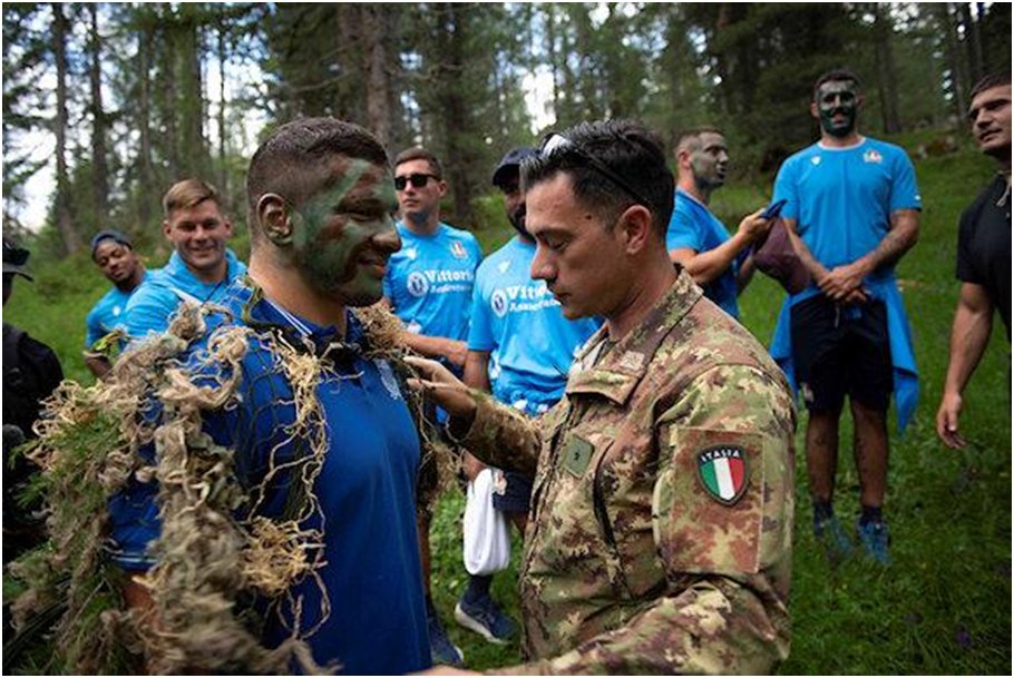 Al momento stai visualizzando TERZO TEMPO DI GUERRA PER GLI ATLETI-SOLDATI DELLA NAZIONALE ITALIANA DI RUGBY