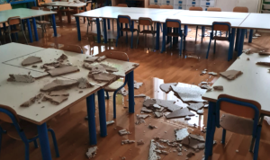 Scopri di più sull'articolo Sconvolgente lista delle scuole italiane a rischio crollo e Meloni investe in armi
